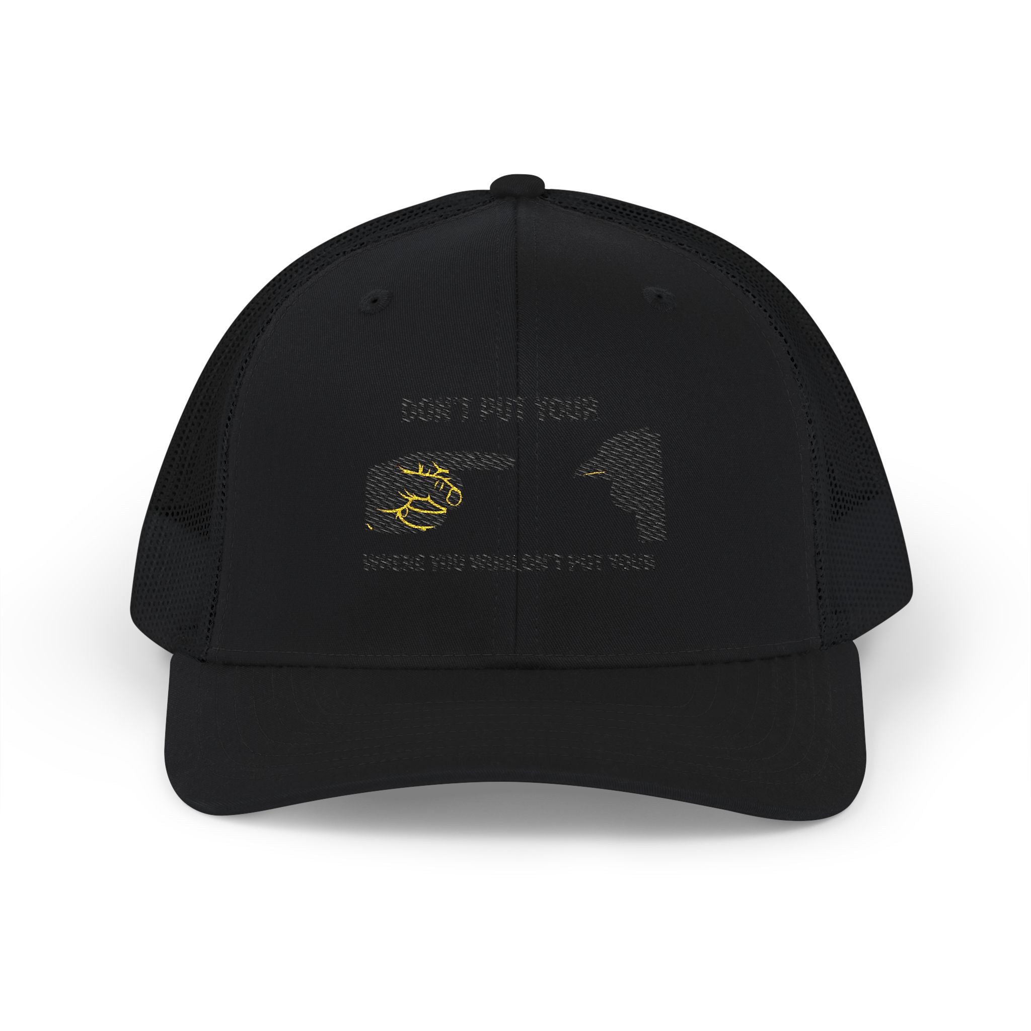 Trucker Cap — 'Lock'n Out Tears' Fishing Hand & Hook Graphic Snapback