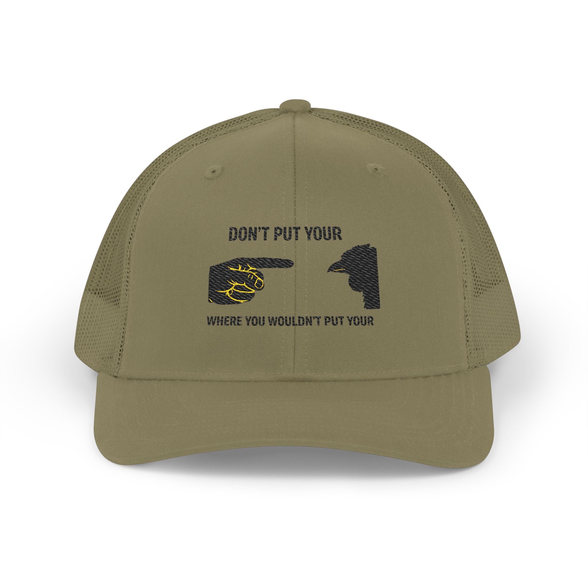 Trucker Cap — 'Lock'n Out Tears' Fishing Hand & Hook Graphic Snapback